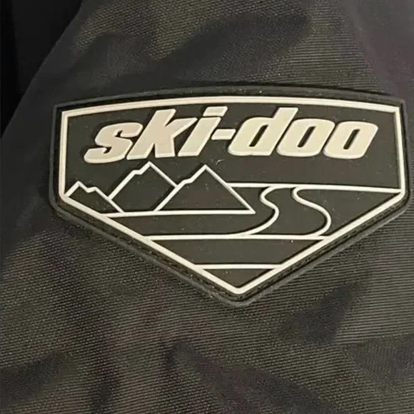 NWT Ski-Doo Particle Winter Black & Green Hooded Jacket w/Yellow Accents 10 - Picture 6 of 7